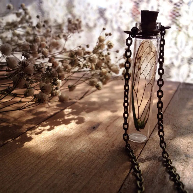 Genuine Cicada Wing Pendant