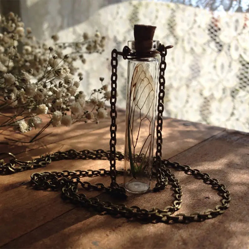 Genuine Cicada Wing Pendant