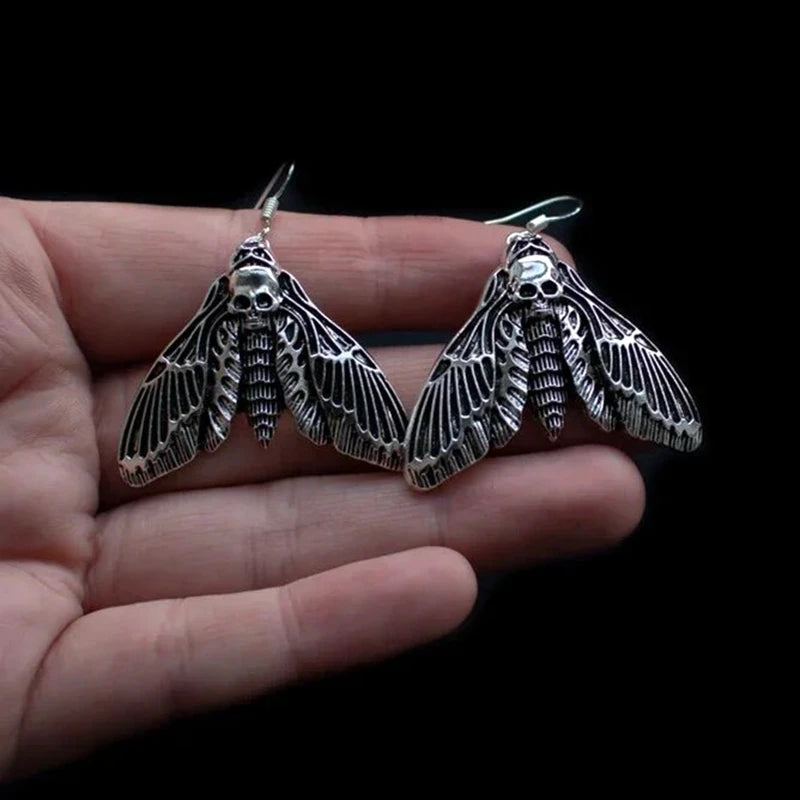 Memento Moth Earrings