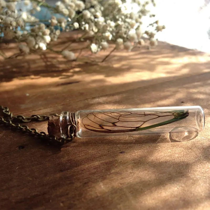 Genuine Cicada Wing Pendant