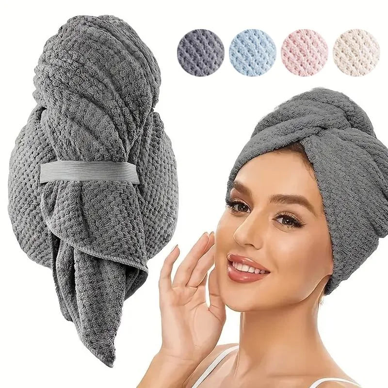 Vortex Wrap Microfiber Hair Towel