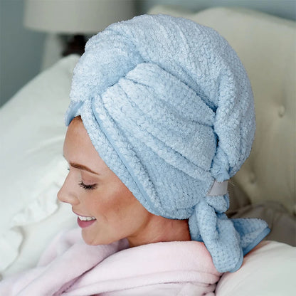 Vortex Wrap Microfiber Hair Towel