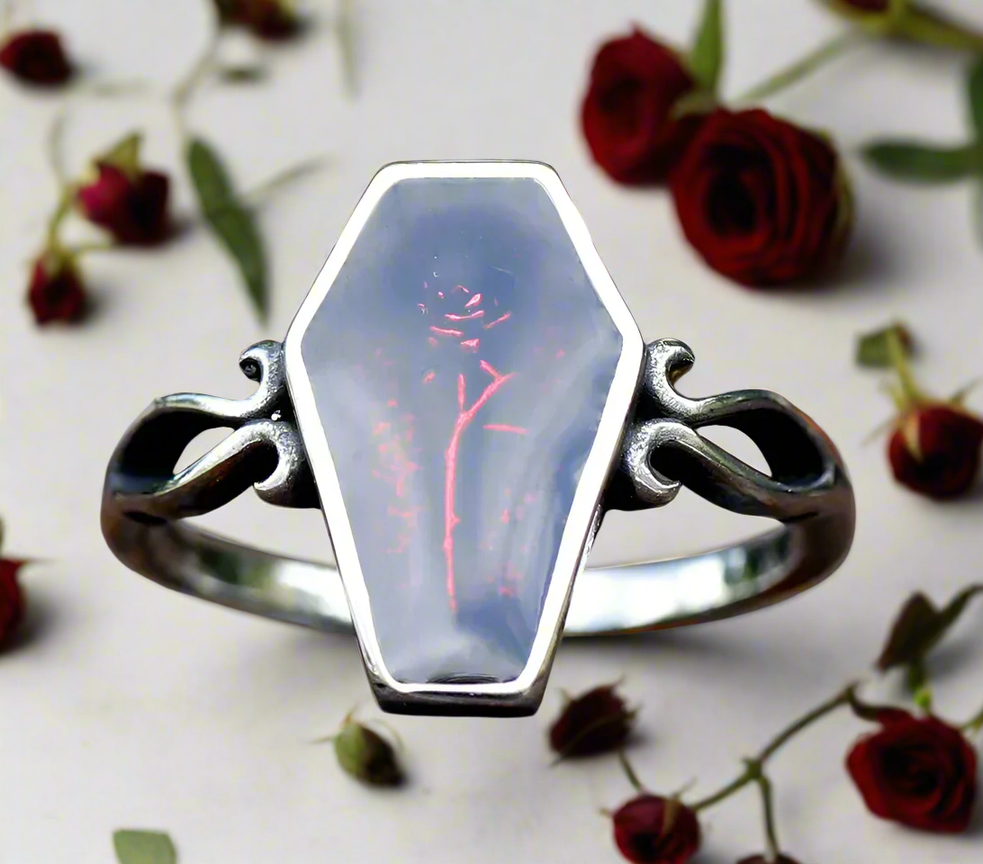 Crimson Coffin Ring