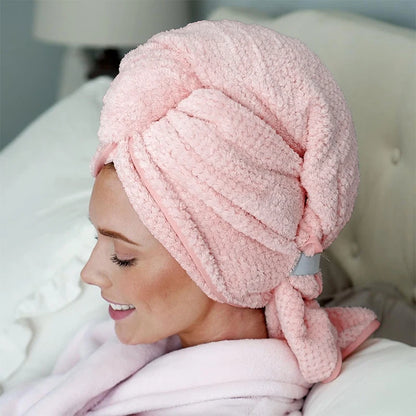 Vortex Wrap Microfiber Hair Towel